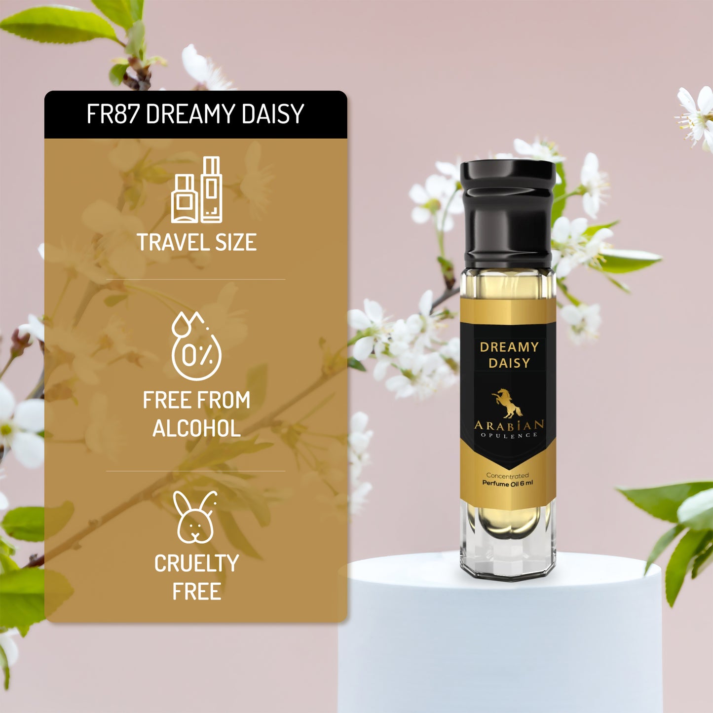 FR87 DREAMY DAISY W - Perfume Body Oil - Alcohol Free