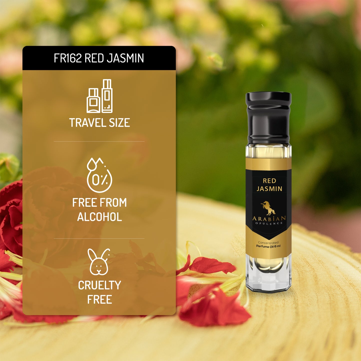 FR162 RED JASMIN FOR HER - Perfume Body Oil - Alcohol Free
