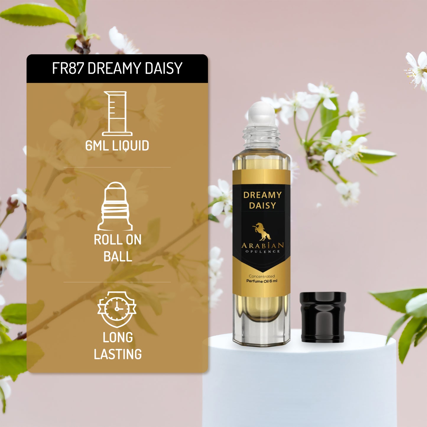 FR87 DREAMY DAISY W - Perfume Body Oil - Alcohol Free