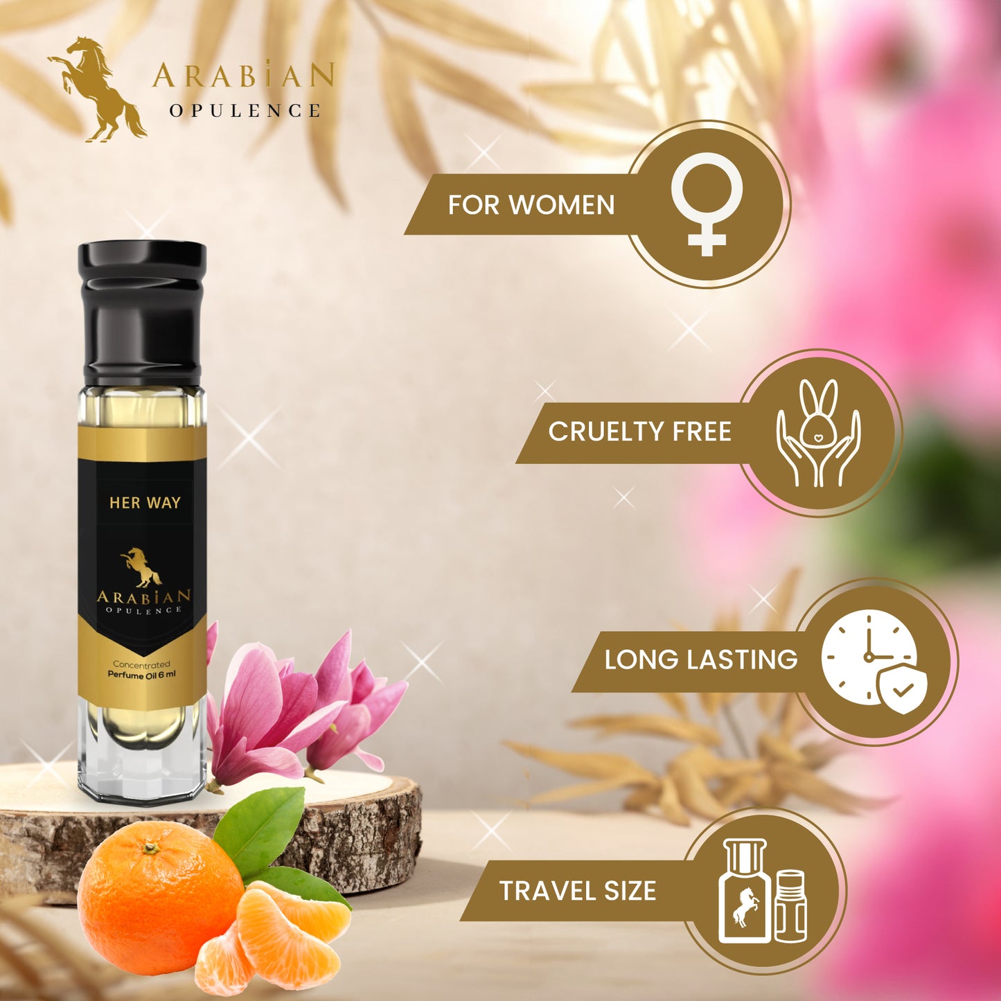 FR19 HER WAY - Perfume Body Oil - Alcohol Free