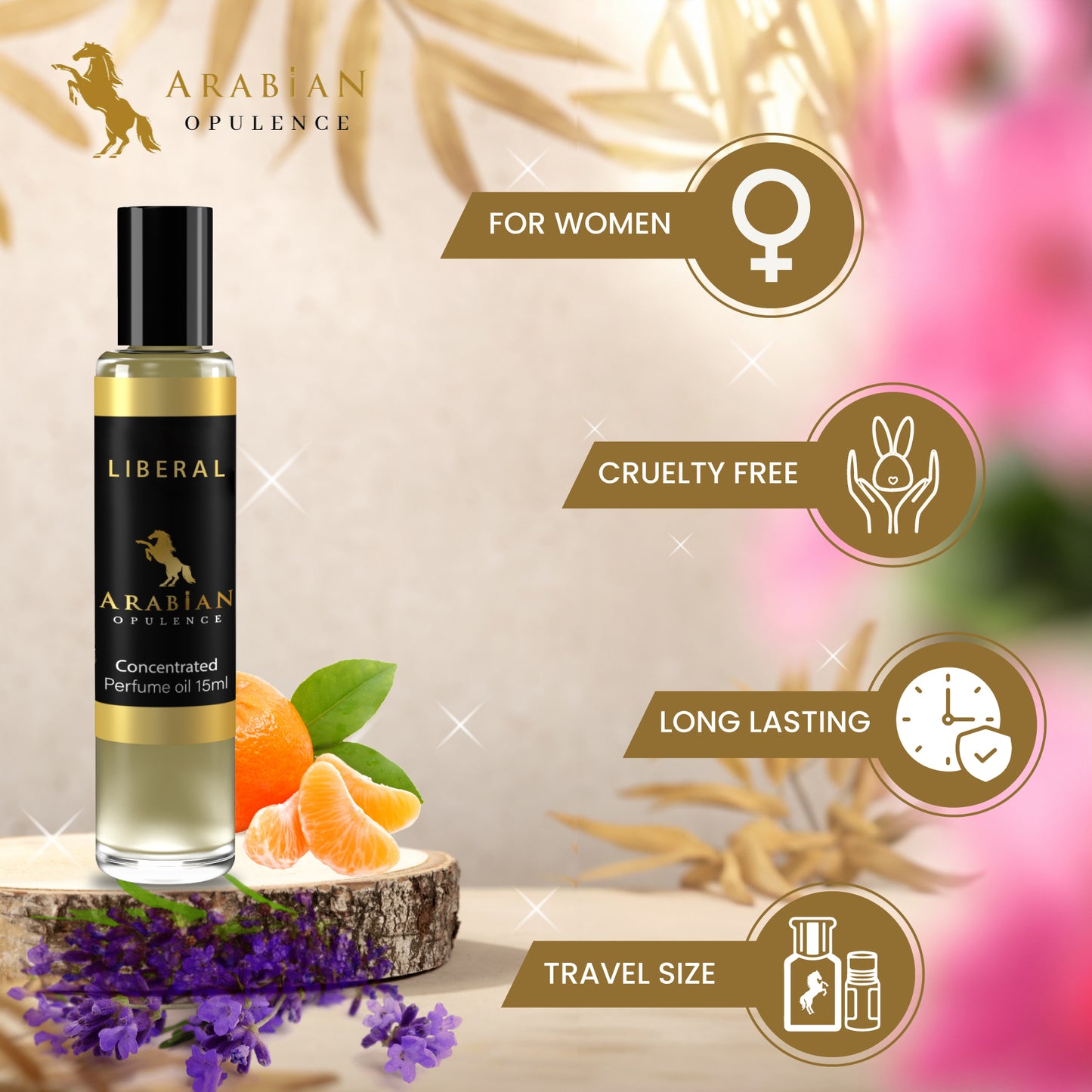 FR310 LIBERAL for women - Perfume Body Oil - Alcohol Free