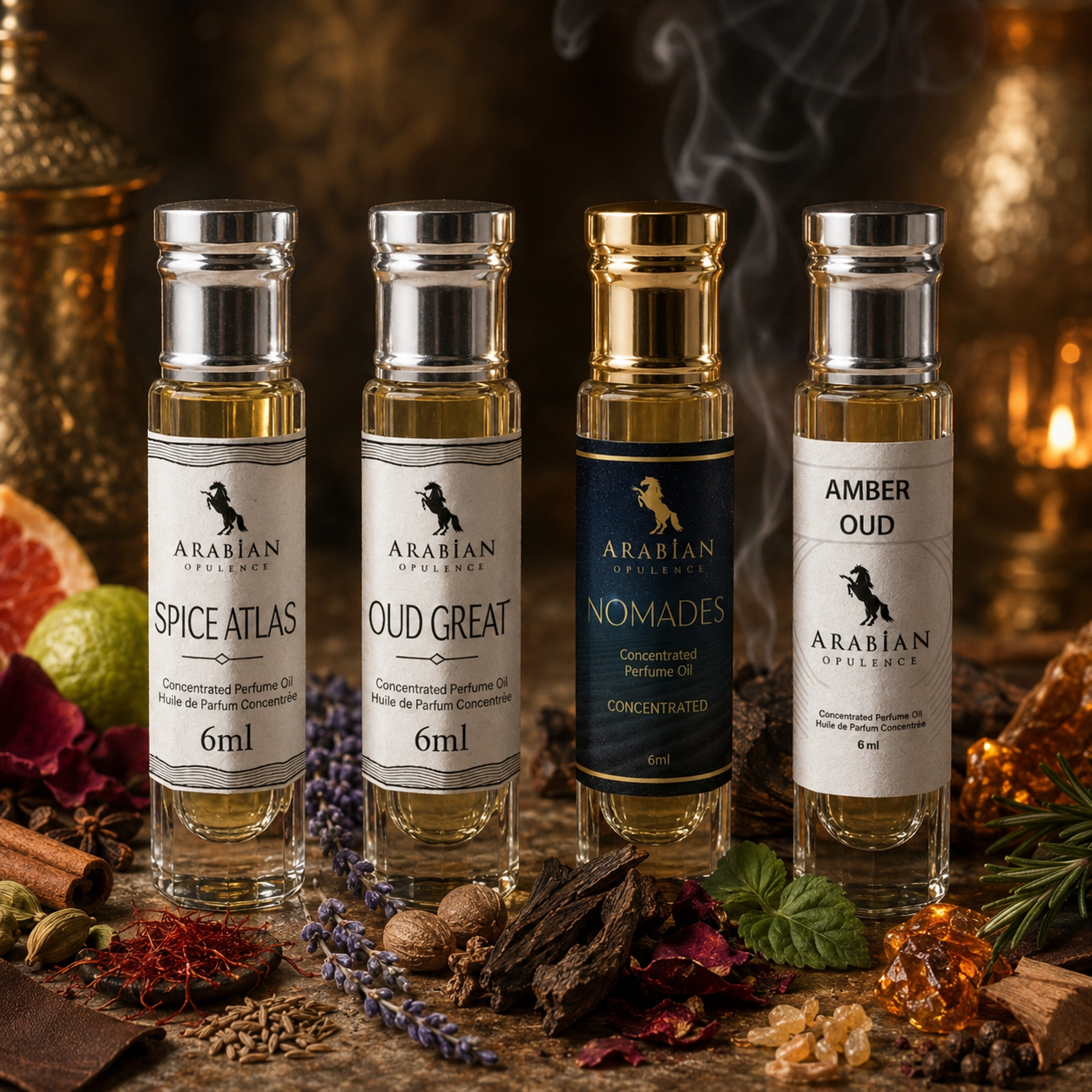 Oud Discovery Set — Four Oud Icons Bold. Warm. Uncompromisingly confident.