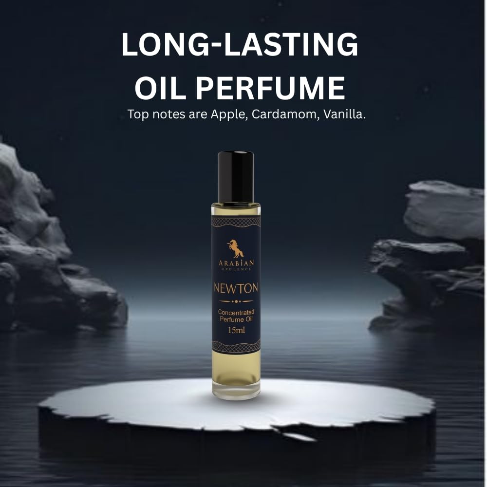 Arabian Opulence – FR80 Newton Perfume Oil Roll-On 15 ml | For Men | Alcohol-Free Attar | Powerful & Long-Lasting