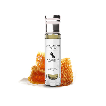 FR129 GENTLEMAN CLUB - A Woody Aromatic Perfume Body Oil For Men  | Long-Lasting Alcohol-Free Fragrance