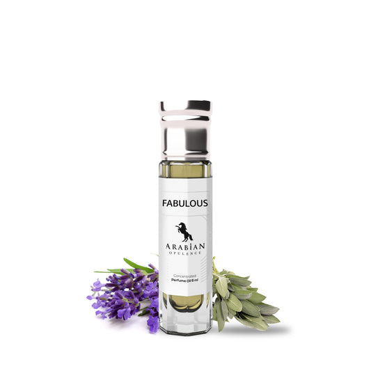 FR114 FABULOUS,  A unisex leather Roll-On Body Perfume Oil | Long-Lasting Alcohol-Free Fragrance
