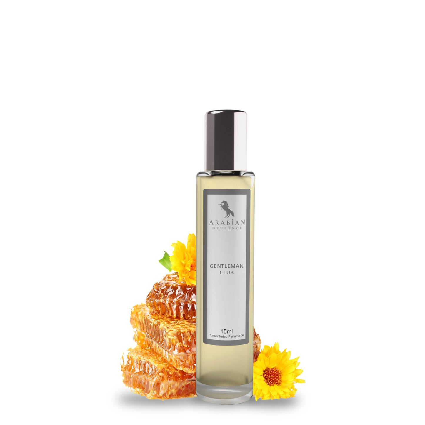 FR129 GENTLEMAN CLUB - A Woody Aromatic Perfume Body Oil For Men  | Long-Lasting Alcohol-Free Fragrance