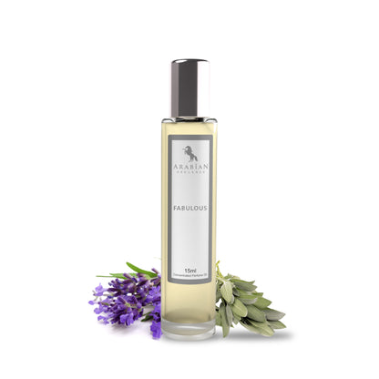 FR114 FABULOUS,  A unisex leather Roll-On Body Perfume Oil | Long-Lasting Alcohol-Free Fragrance