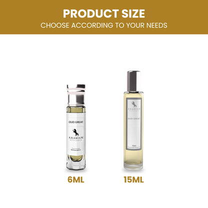 FR343 OUD GREAT U - Perfume Body Oil - Alcohol Free