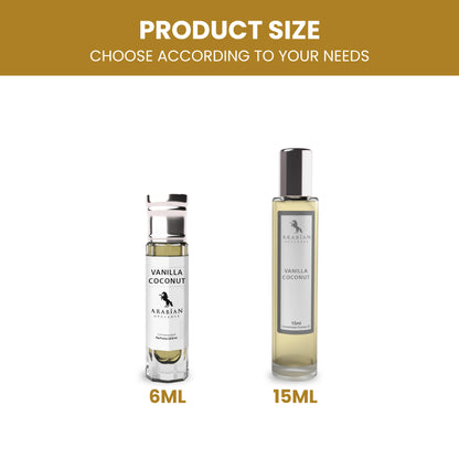 FR291 VANILLA COCONUT - Perfume Body Oil - Alcohol Free