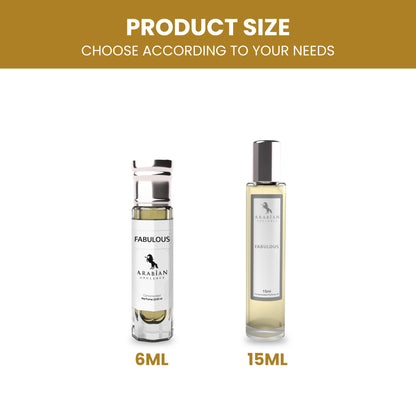 FR114 FABULOUS,  A unisex leather Roll-On Body Perfume Oil | Long-Lasting Alcohol-Free Fragrance