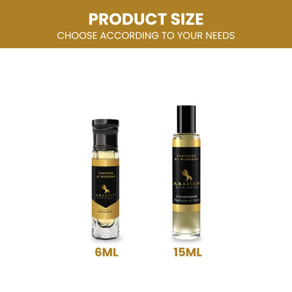 FR209 FANTASIES AT MIDNIGHT  FOR HER - Perfume Body Oil - Alcohol Free