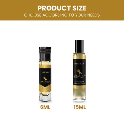 FR19 HER WAY - Perfume Body Oil - Alcohol Free