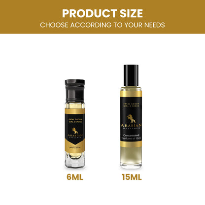 FR138 FATAL GOOD GIRL 2 SHOES - An Amber-Flora Perfume Body Oil For Women | Long-Lasting Alcohol-Free Fragrance