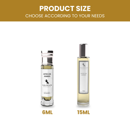 FR12 AFRICAN AMBER (EGYPTIAN AMBER) - A Unisex Perfume Body Oil | Long-Lasting Alcohol-Free Fragrance