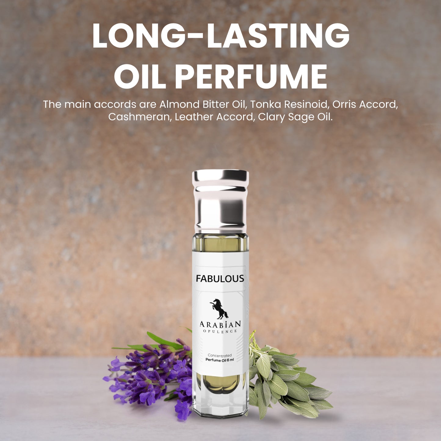 FR114 FABULOUS,  A unisex leather Roll-On Body Perfume Oil | Long-Lasting Alcohol-Free Fragrance