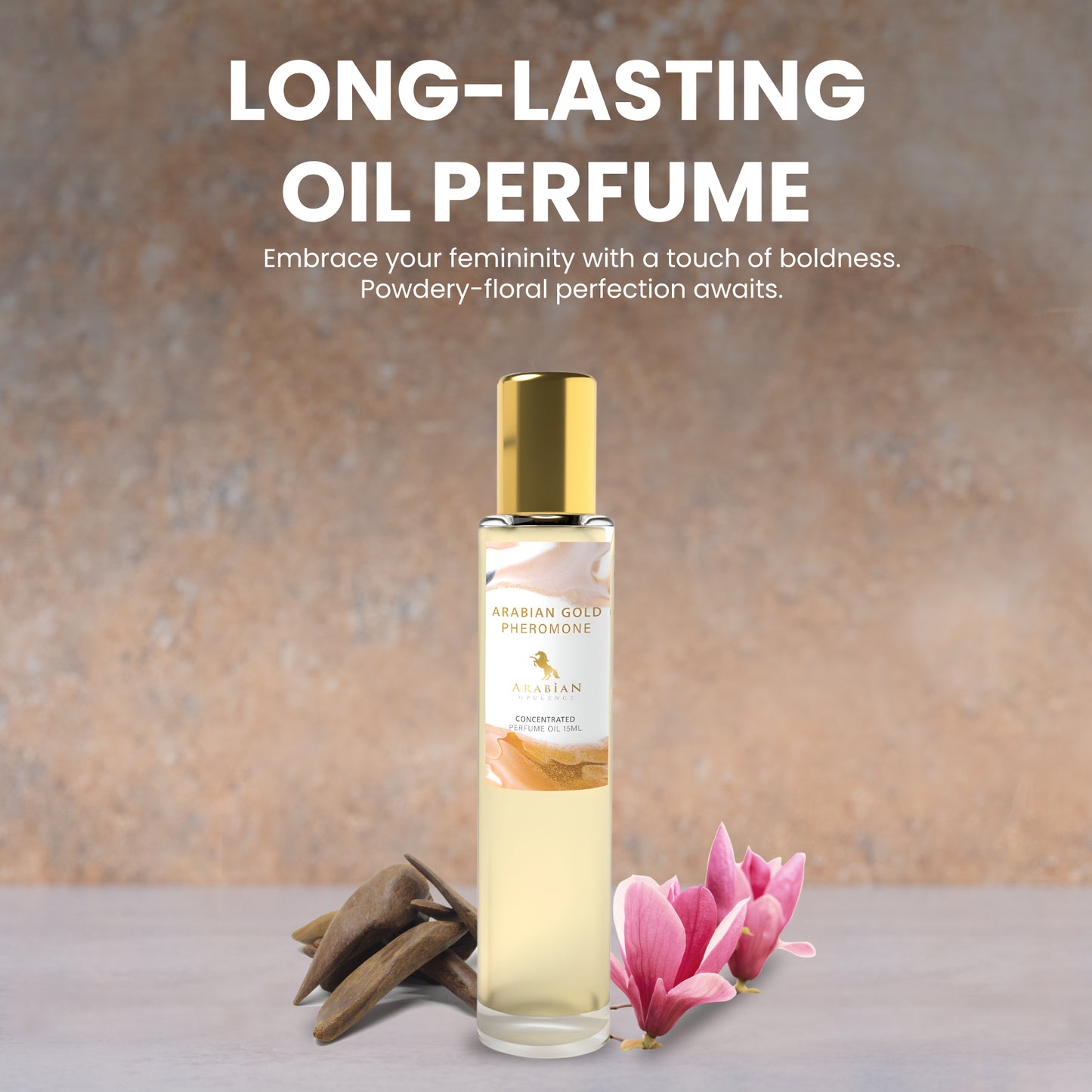 Arabian Gold Pheromone - 15ml Perfume oil for men and women