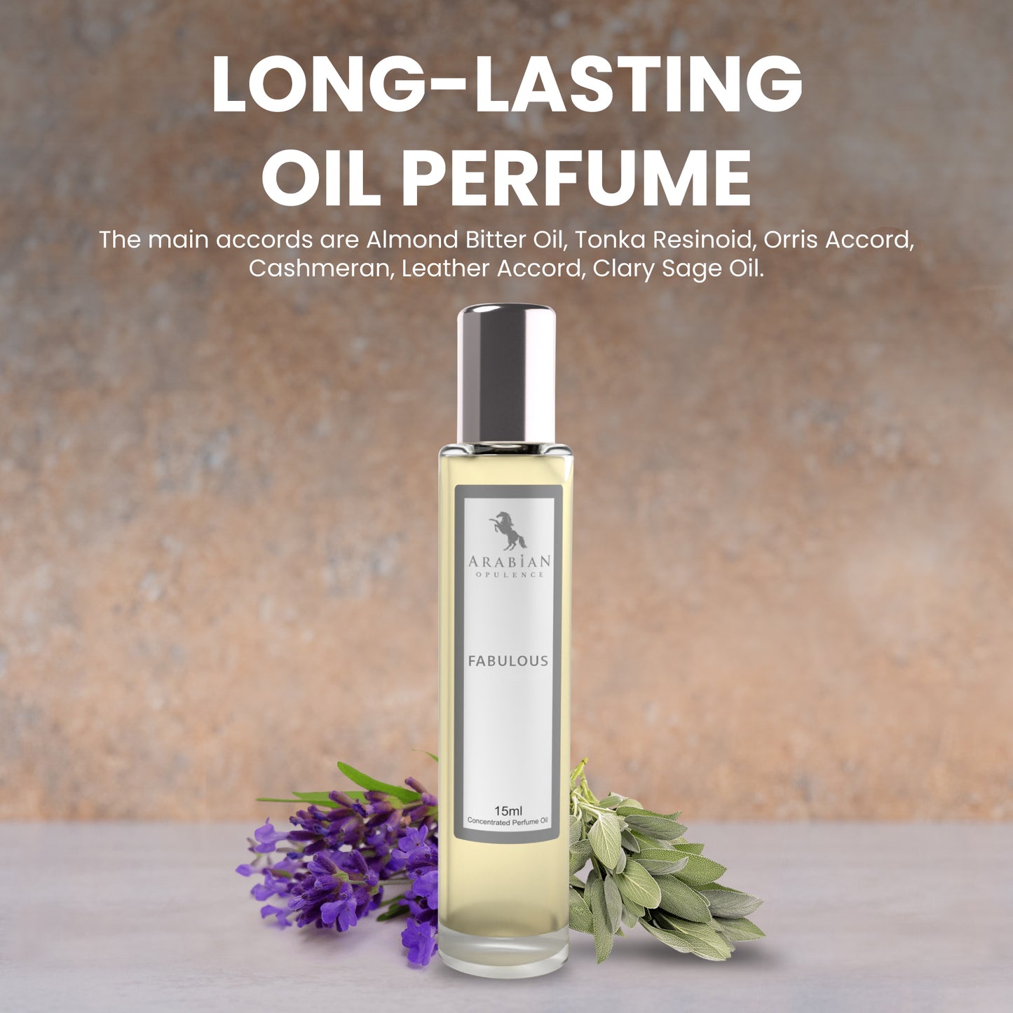 FR114 FABULOUS,  A unisex leather Roll-On Body Perfume Oil | Long-Lasting Alcohol-Free Fragrance