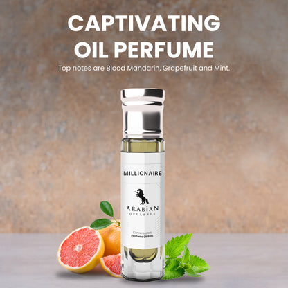 FR1 MILLIONAIRE -  perfume oil for men. - Perfume Body Oil - Alcohol Free