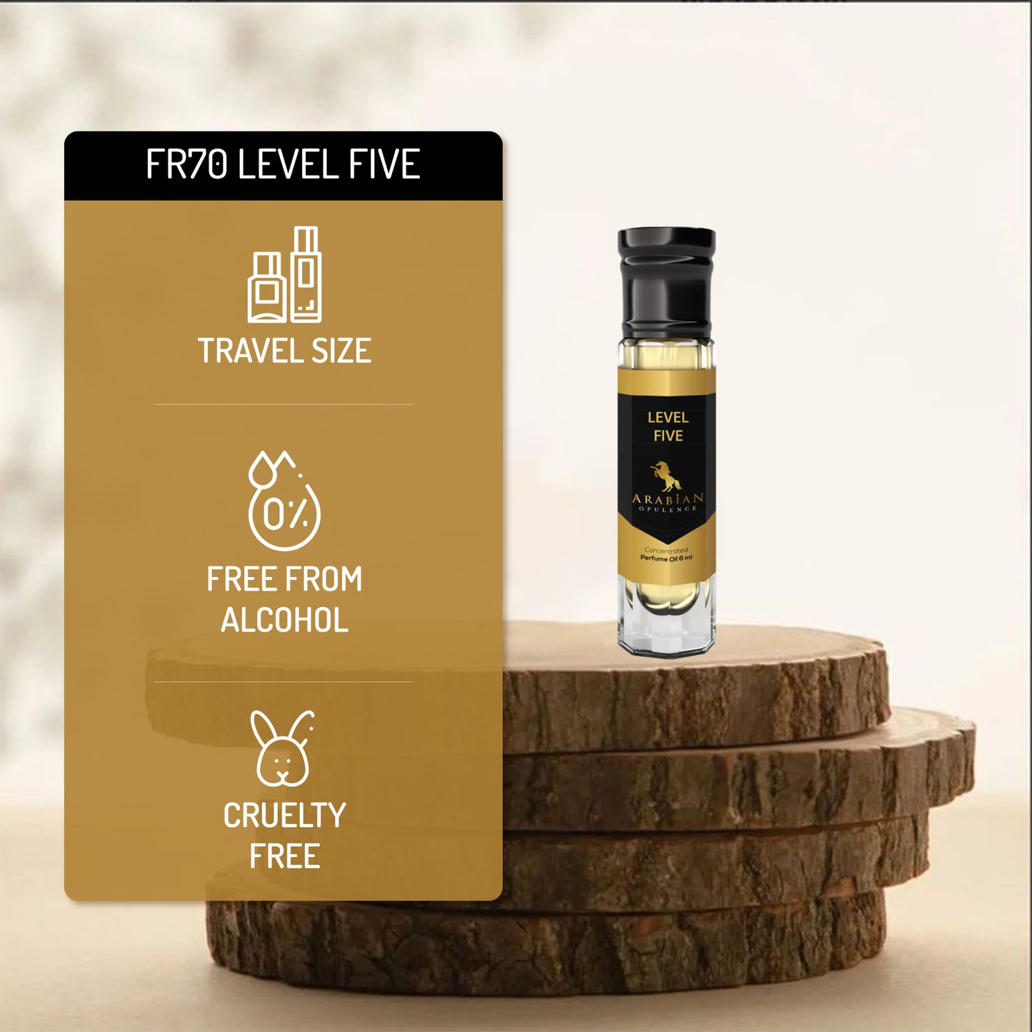 FR70 LEVEL 5 W  - Perfume Body Oil - Alcohol Free