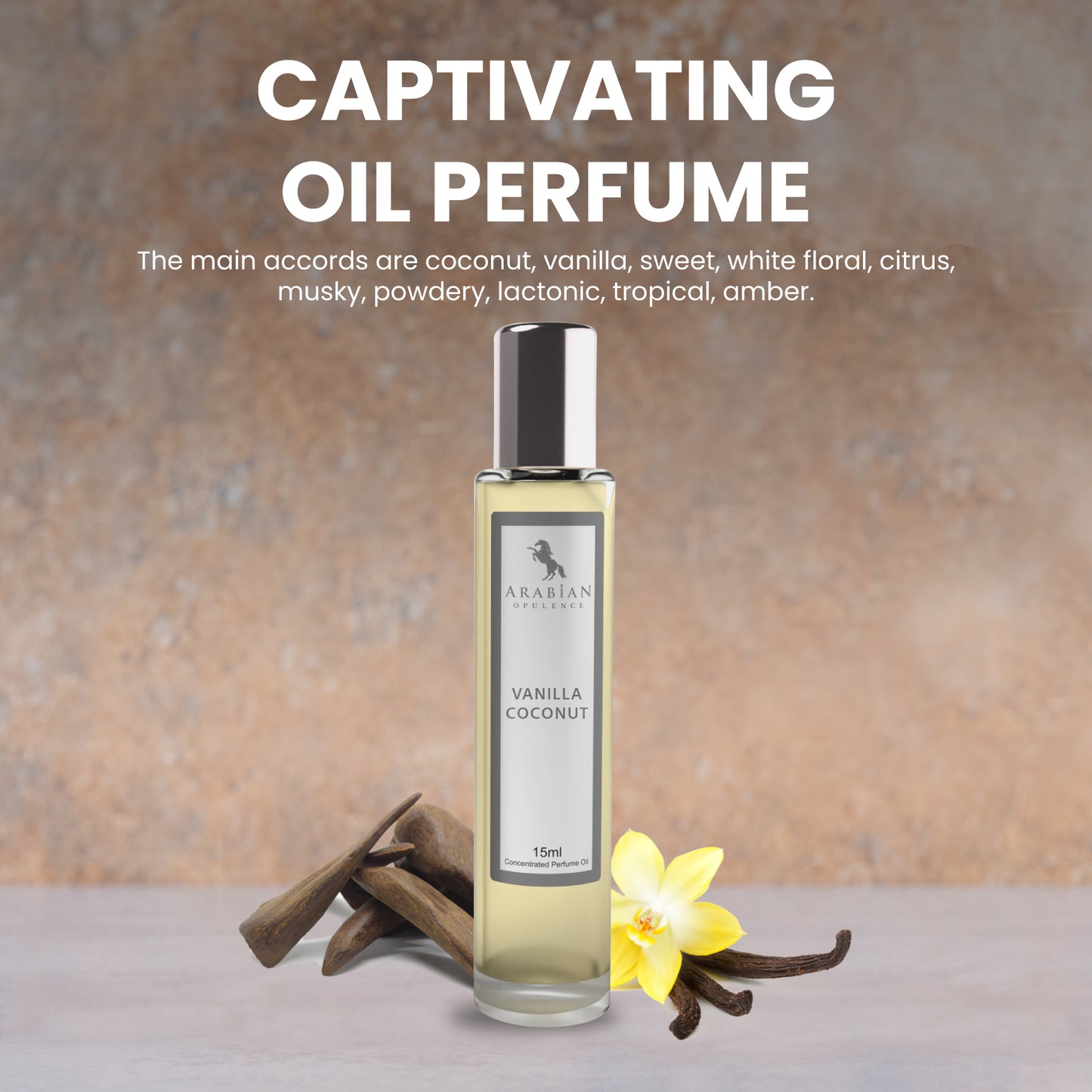 FR291 VANILLA COCONUT - Perfume Body Oil - Alcohol Free