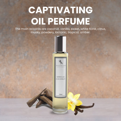 FR291 VANILLA COCONUT - Perfume Body Oil - Alcohol Free