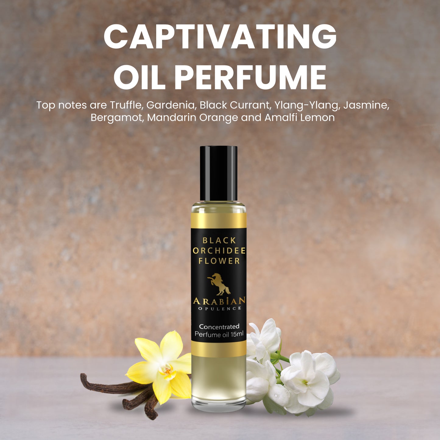 FR44 BLACK ORCHIDEE FLOWER W - Perfume Body Oil - Alcohol Free
