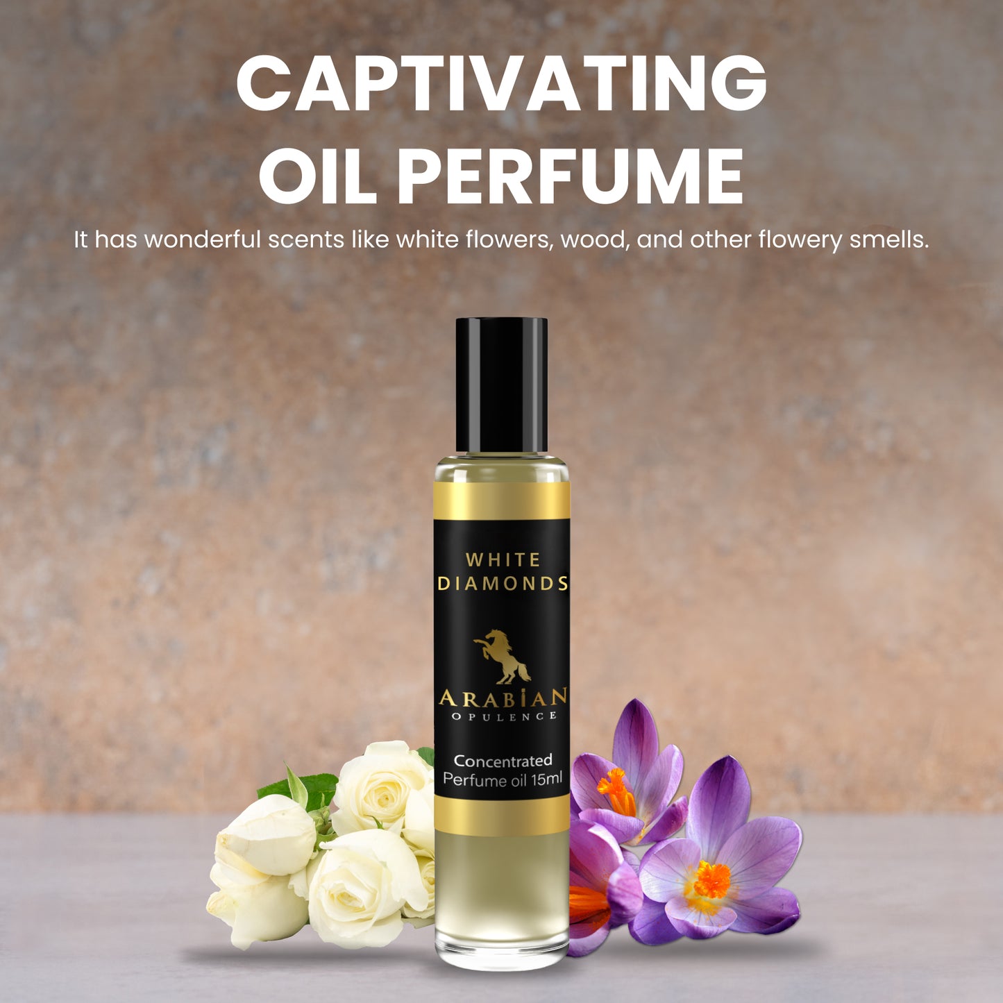 FR296 WHITE DIAMONDS FOR WOMAN - Perfume Body Oil - Alcohol Free