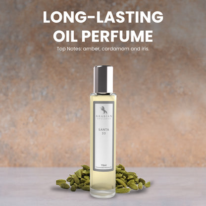 FR347 Santa 33 - Perfume Body Oil - Alcohol Free