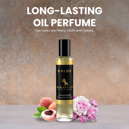 FR64 KHLOE FOR HER - Perfume Body Oil - Alcohol Free