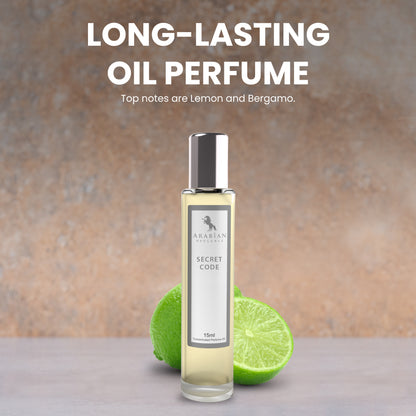 FR34 SECRET CODE M - Perfume Body Oil - Alcohol Free