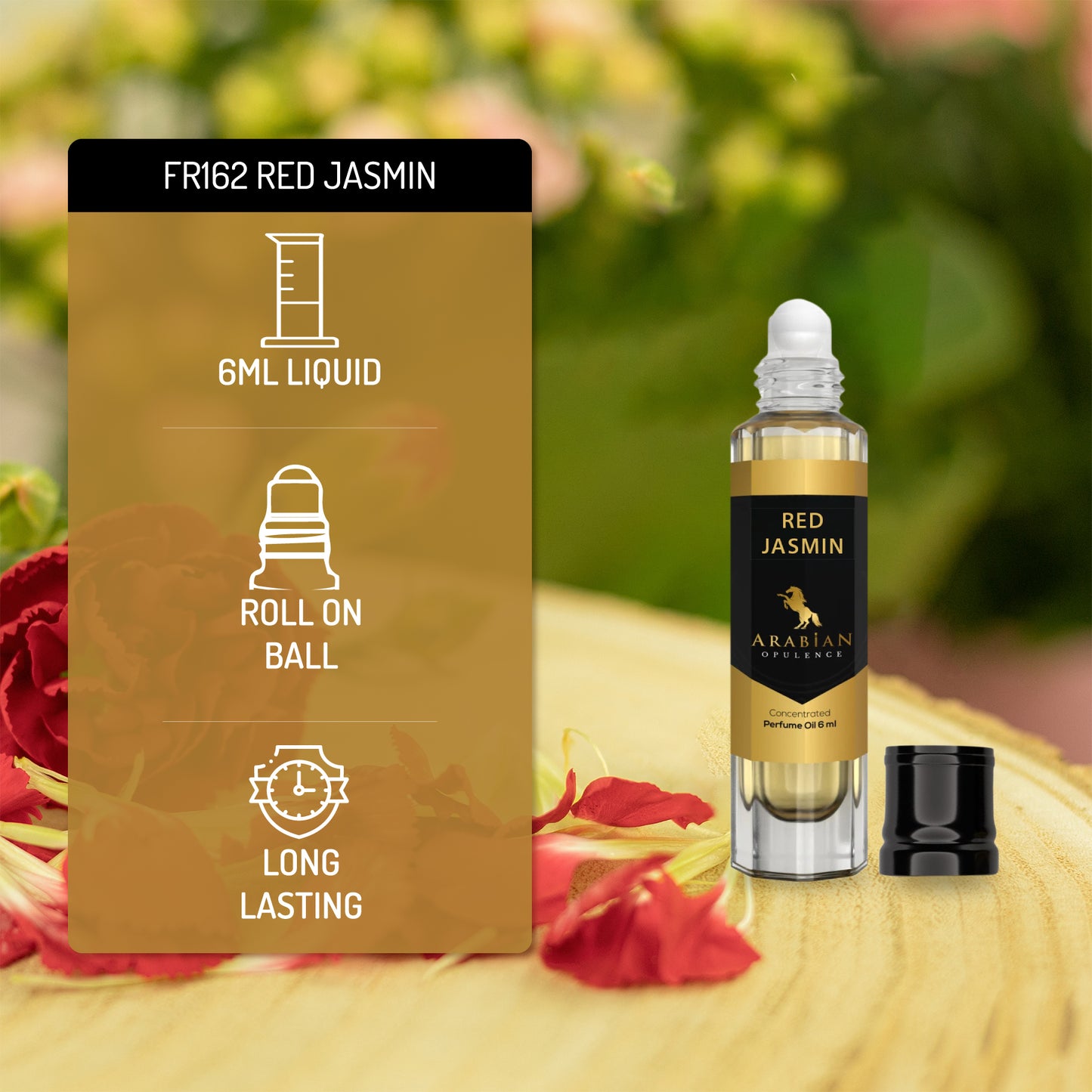 FR162 RED JASMIN FOR HER - Perfume Body Oil - Alcohol Free