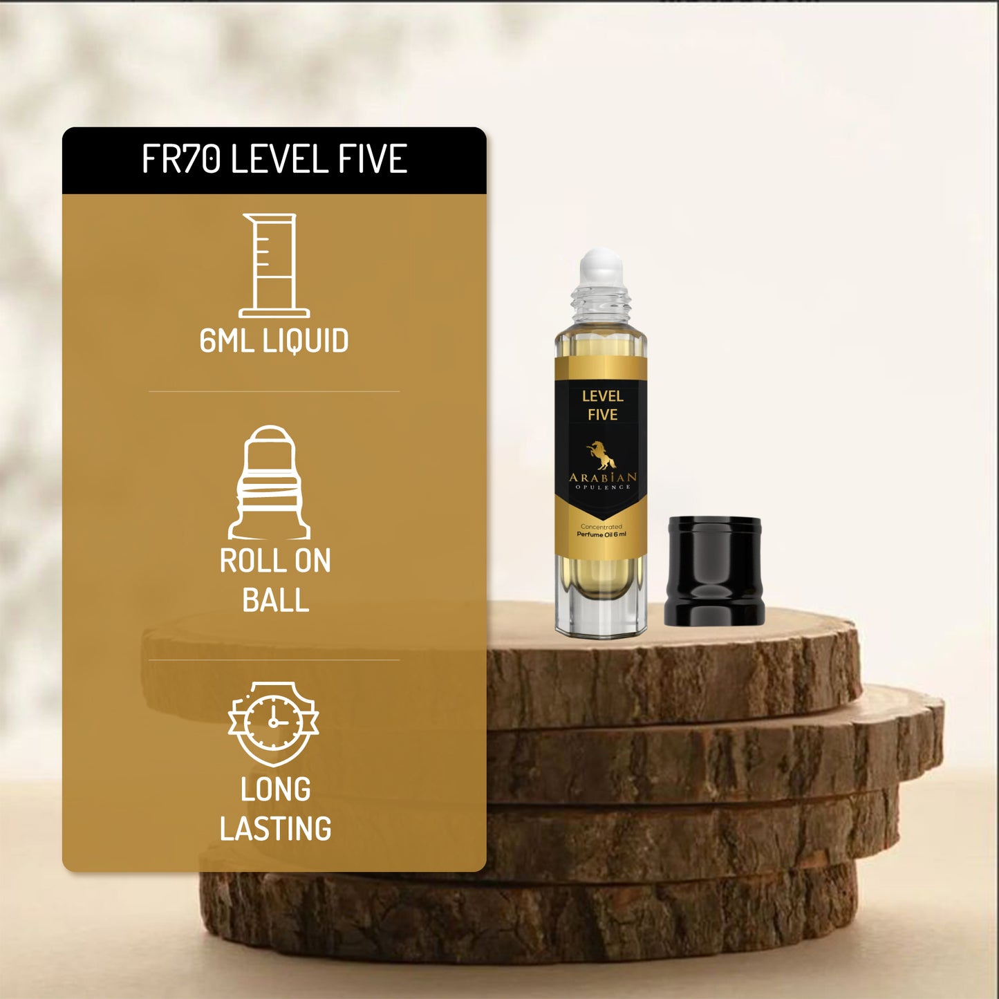 FR70 LEVEL 5 W  - Perfume Body Oil - Alcohol Free