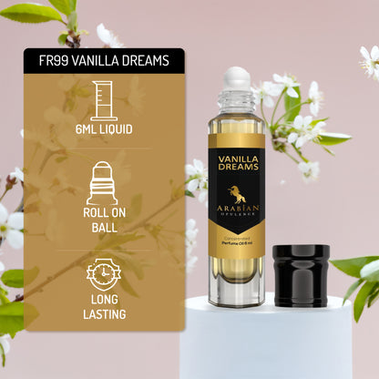 FR99 DREAMY VANILLA - Perfume Body Oil - Alcohol Free