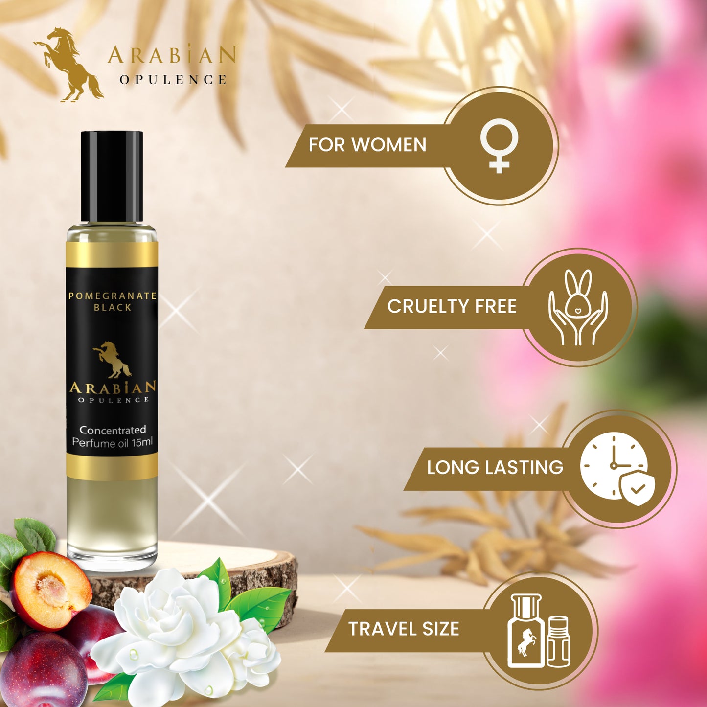 FR239 BLACK POMEGRANATE - Perfume Body Oil - Alcohol Free
