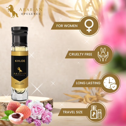 FR64 KHLOE FOR HER - Perfume Body Oil - Alcohol Free