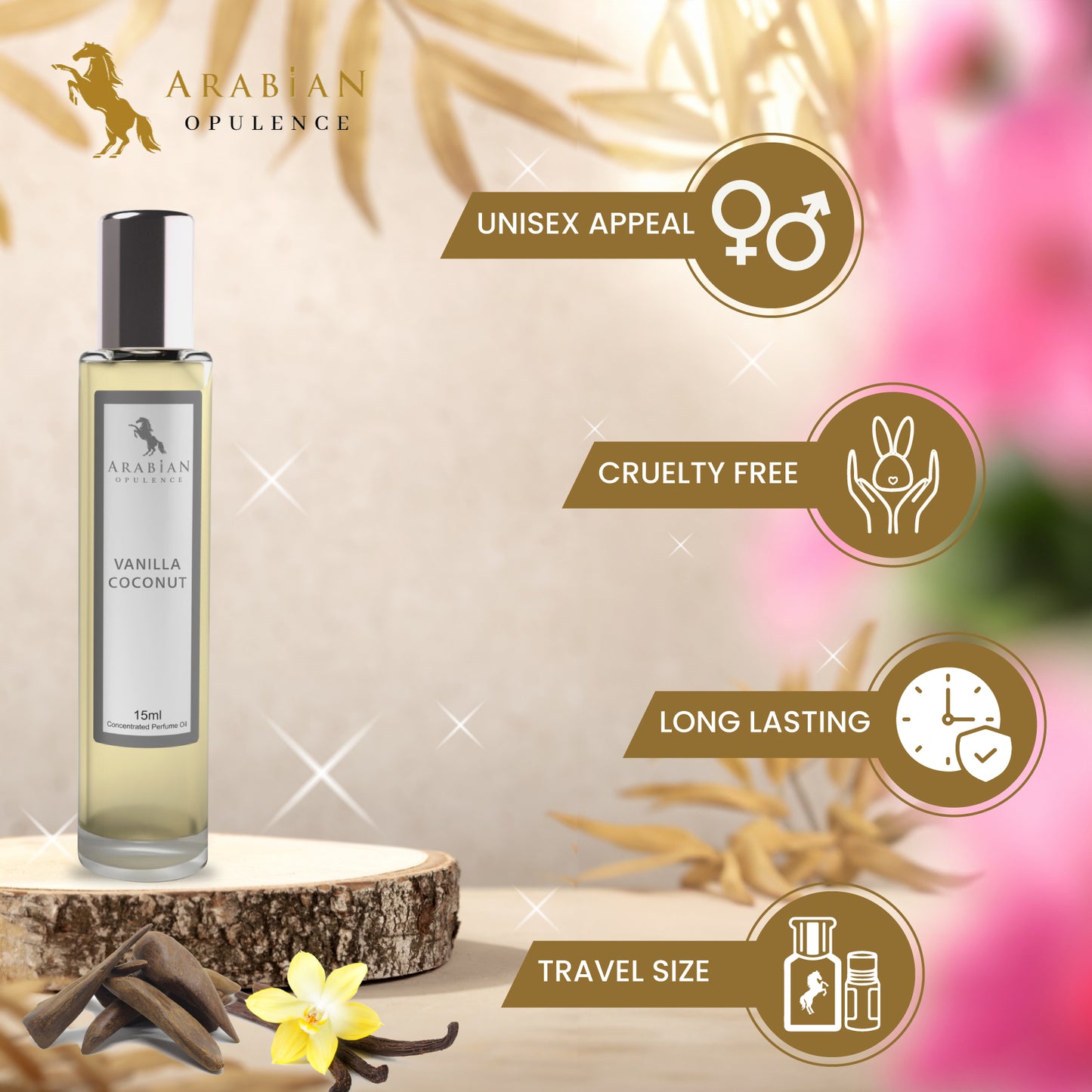 FR291 VANILLA COCONUT - Perfume Body Oil - Alcohol Free