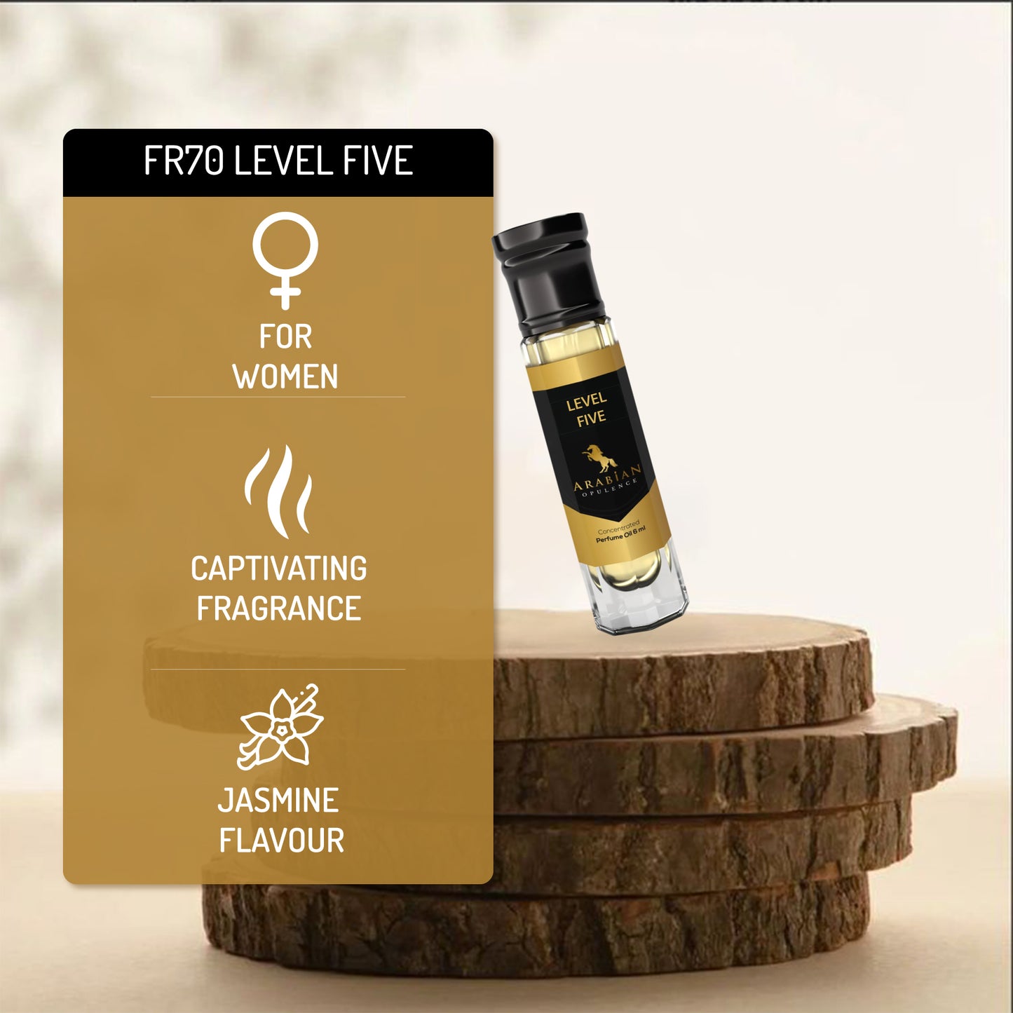 FR70 LEVEL 5 W  - Perfume Body Oil - Alcohol Free