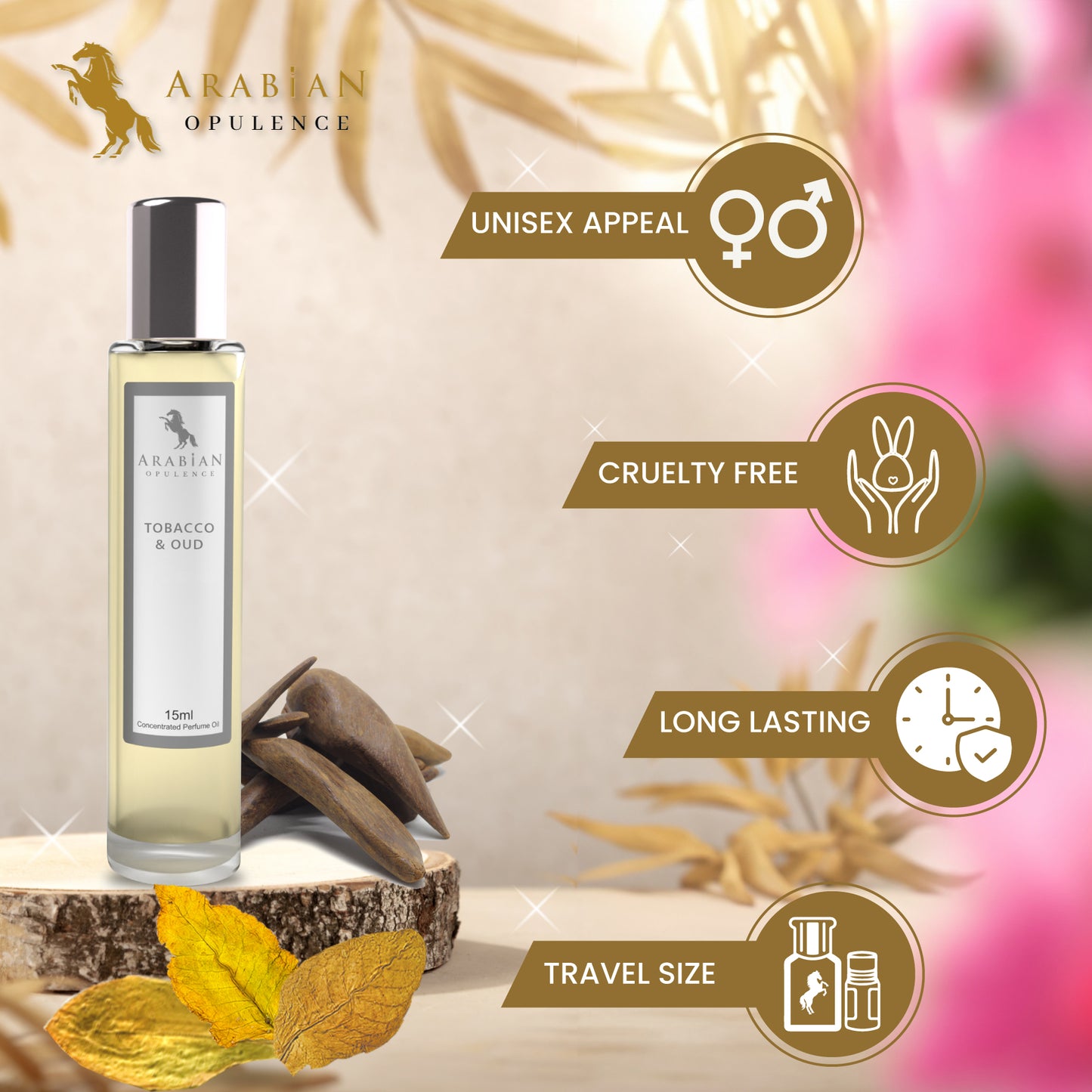 FR276 TOBACCO & OUD U - Perfume Body Oil - Alcohol Free