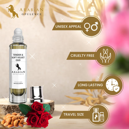 FR293 TENDER & SOFT VELVET OUD U - Perfume Body Oil - Alcohol Free