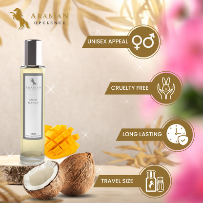 FR62 COCO MANGO U - Perfume Body Oil - Alcohol Free