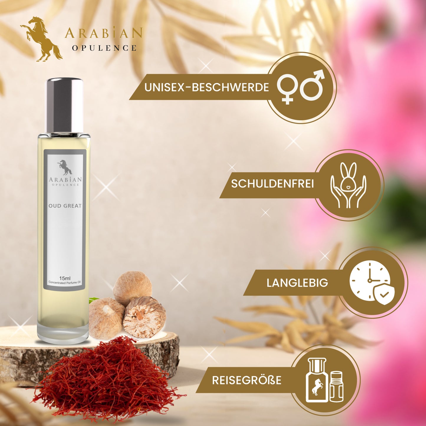 FR343 OUD GREAT U - Perfume Body Oil - Alcohol Free