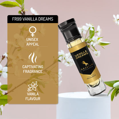 FR99 DREAMY VANILLA - Perfume Body Oil - Alcohol Free