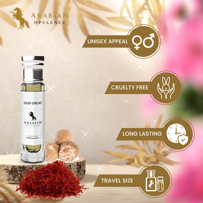 FR343 OUD GREAT U - Perfume Body Oil - Alcohol Free