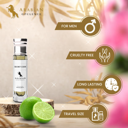 FR34 SECRET CODE M - Perfume Body Oil - Alcohol Free