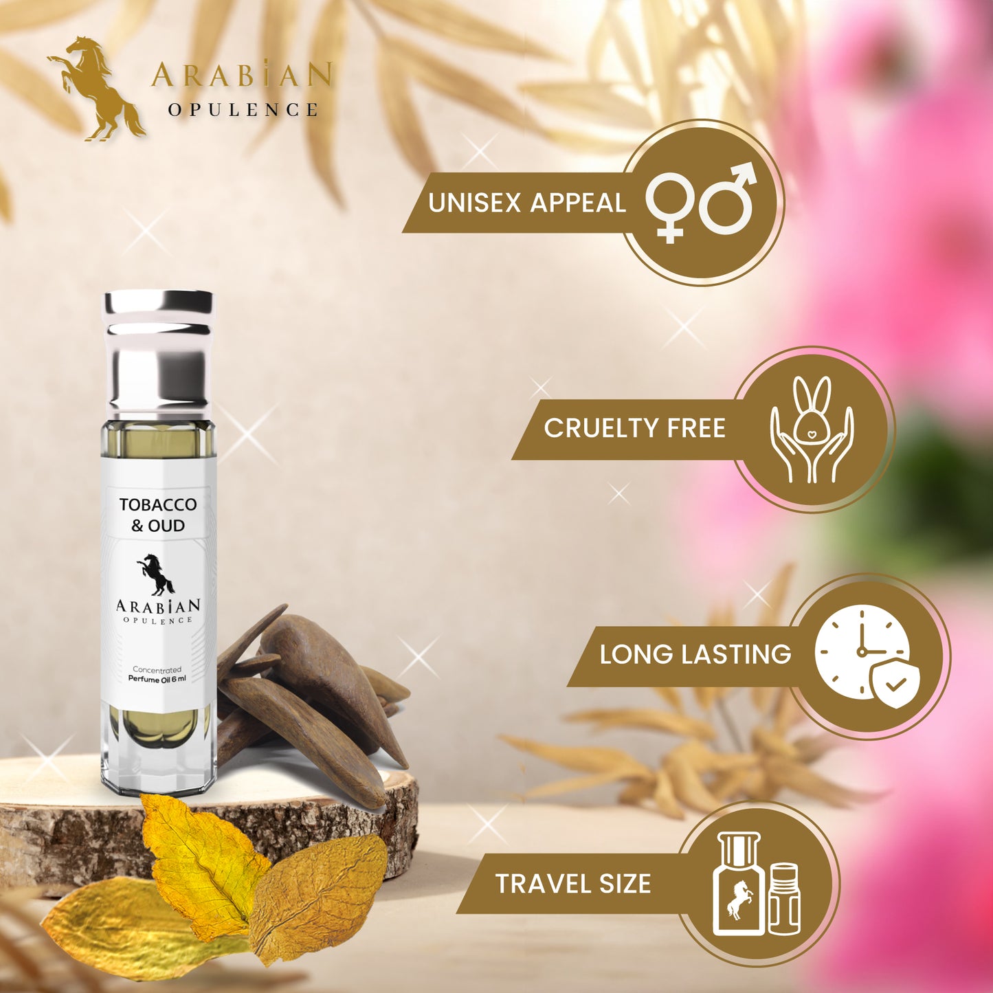 FR276 TOBACCO & OUD U - Perfume Body Oil - Alcohol Free