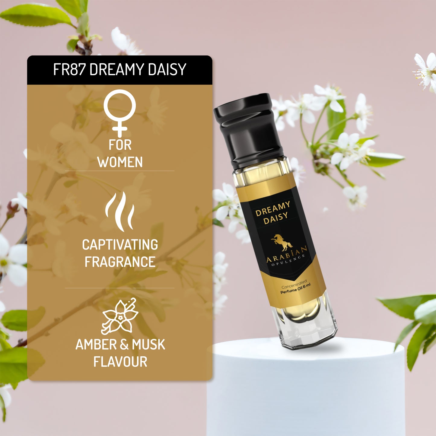FR87 DREAMY DAISY W - Perfume Body Oil - Alcohol Free