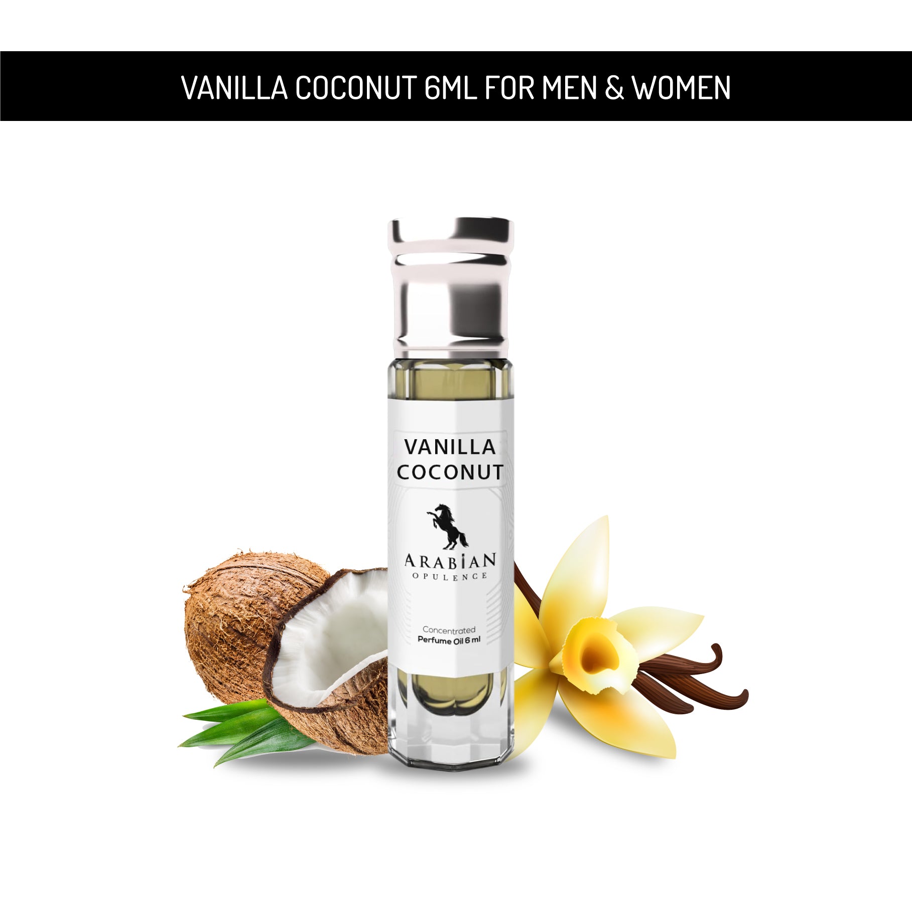 FR291 VANILLA COCONUT Perfume Body Oil Alcohol Free – Ibnu