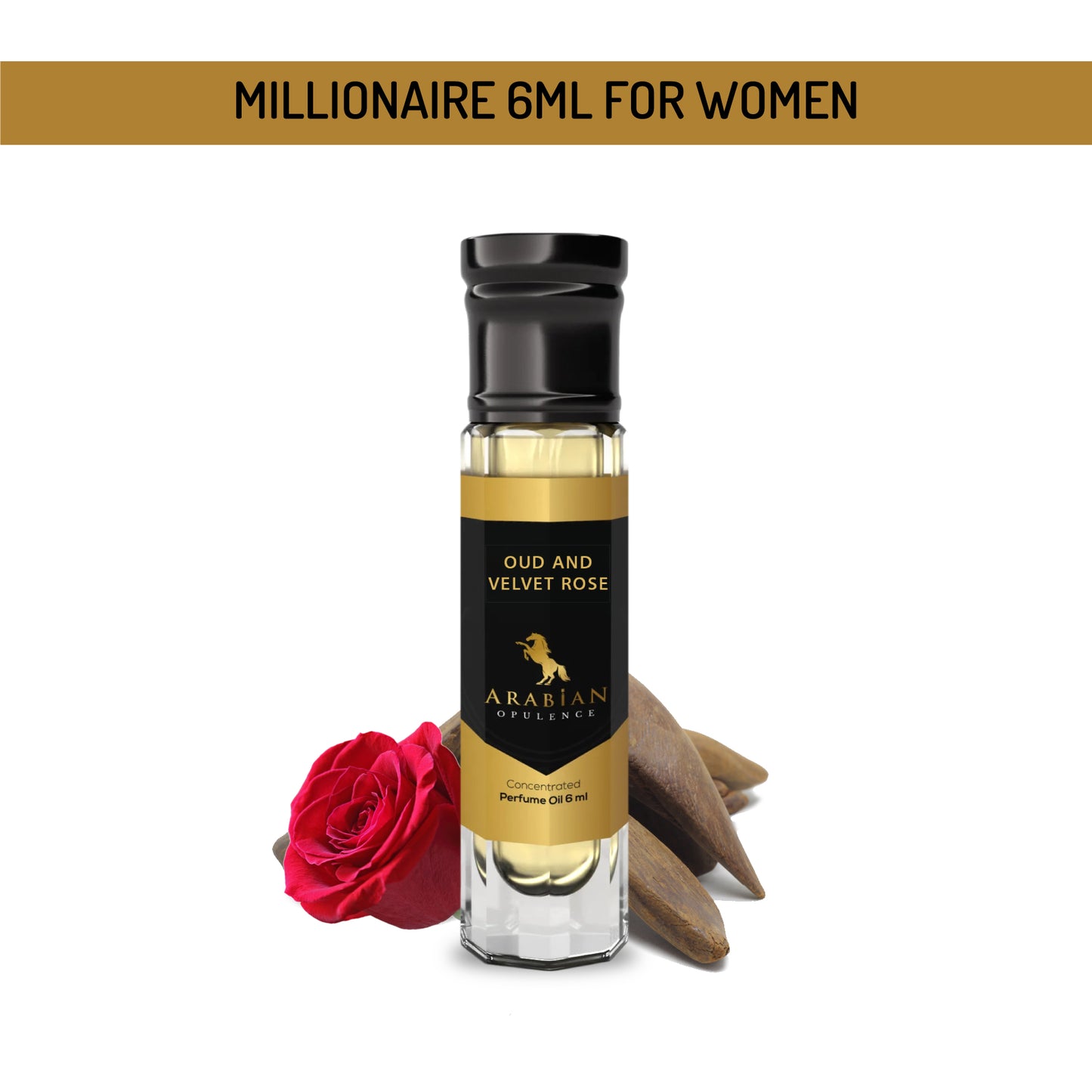 FR288 OUD AND VELVET ROSE - Perfume Body Oil - Alcohol Free