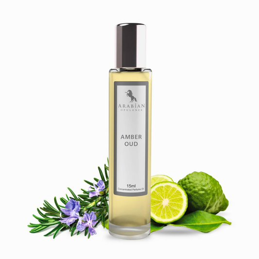 FR5 Amber Oud Perfume Body Oil | Alcohol-Free | 15ml