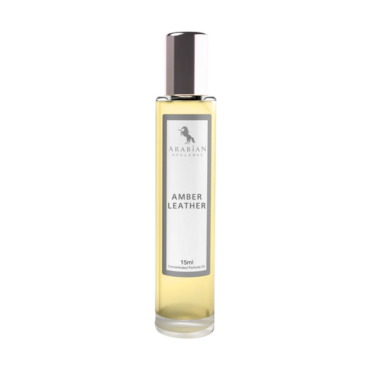 FR229 Amber Leather Perfume Body Oil | Alcohol-Free | 15ml